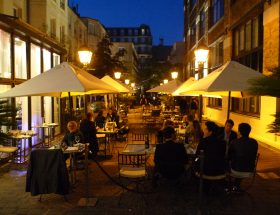 Les Jardins du Marais : terrasse à l’abri des regards