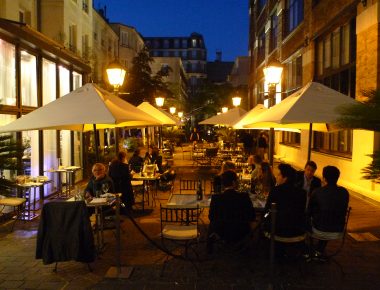 Les Jardins du Marais : terrasse à l’abri des regards