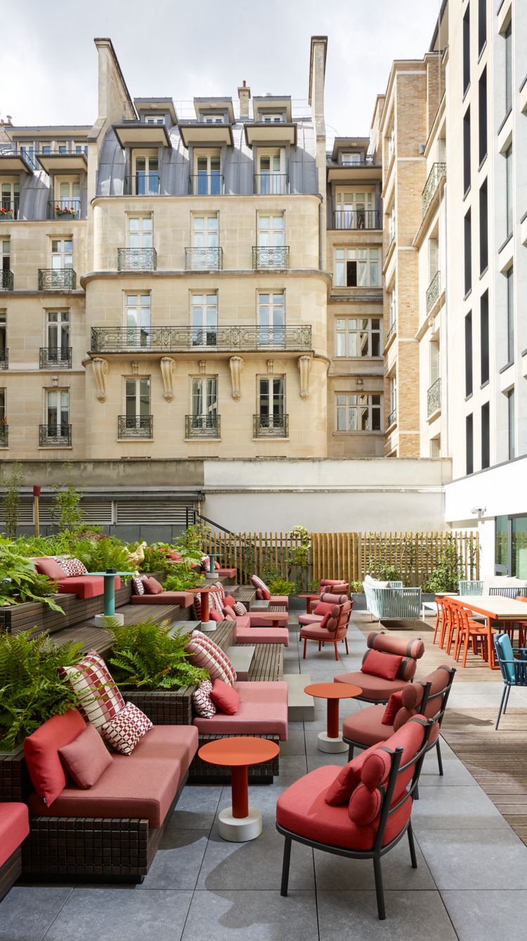 La terrasse de l'hôtel © citizenM