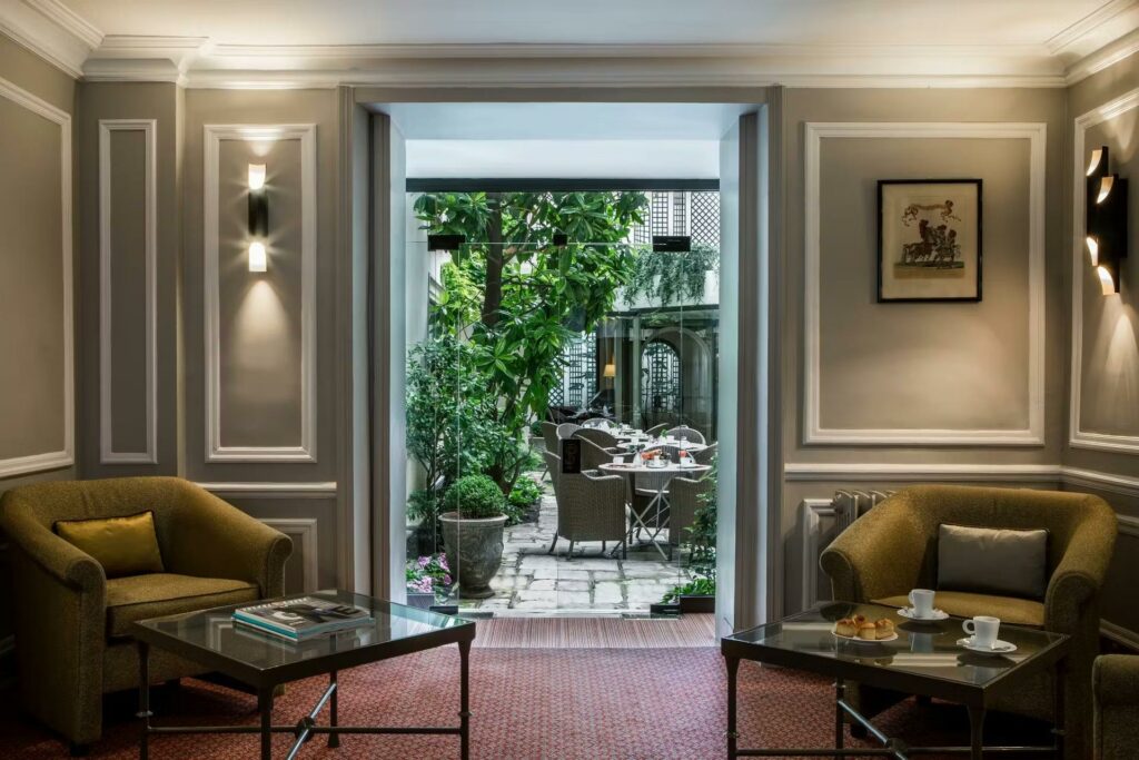Salon bar de l’Hôtel des Saints Pères Paris © Hôtel des Saints Pères