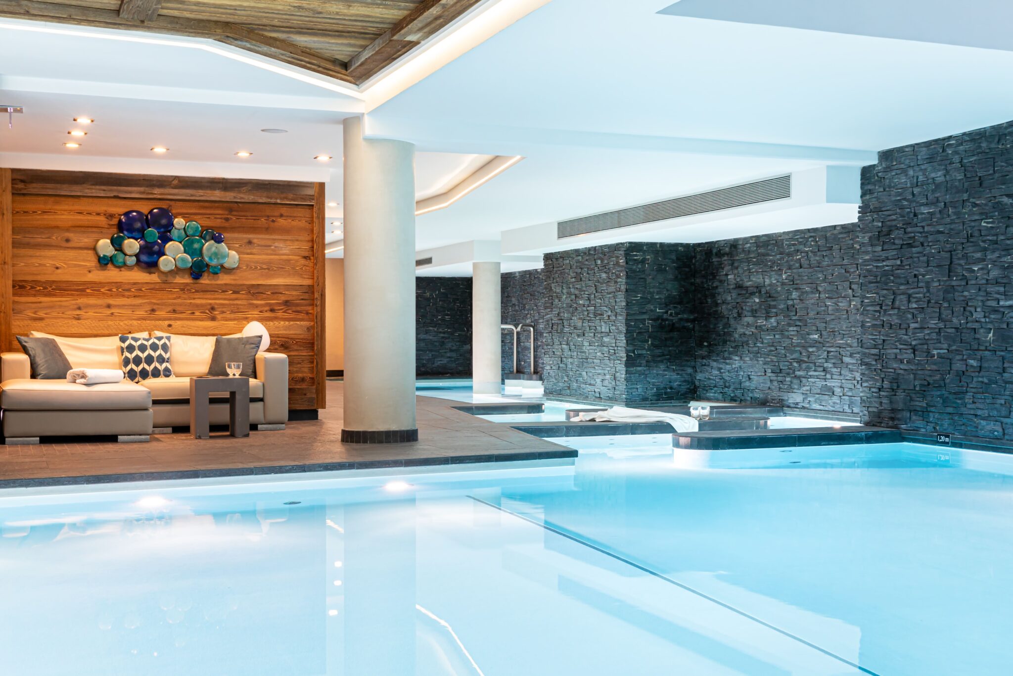 L'espace bien-être de l'hôtel en montagne © Kaila