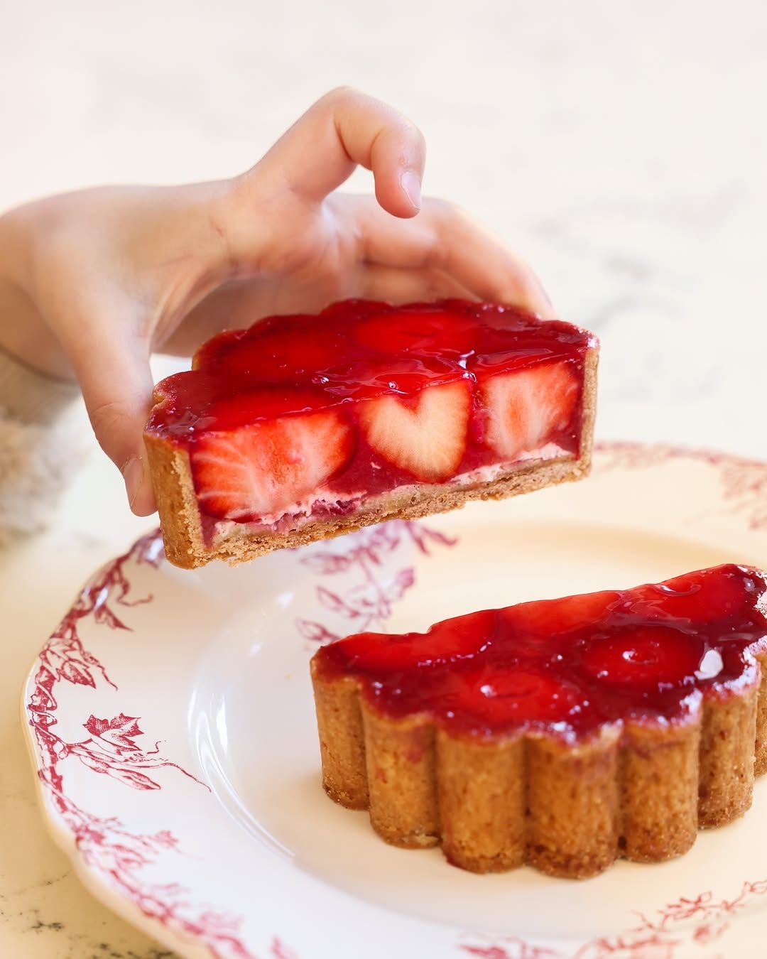 Chez Pleincœur, une tarte aux fraises © Aurore Nguyen