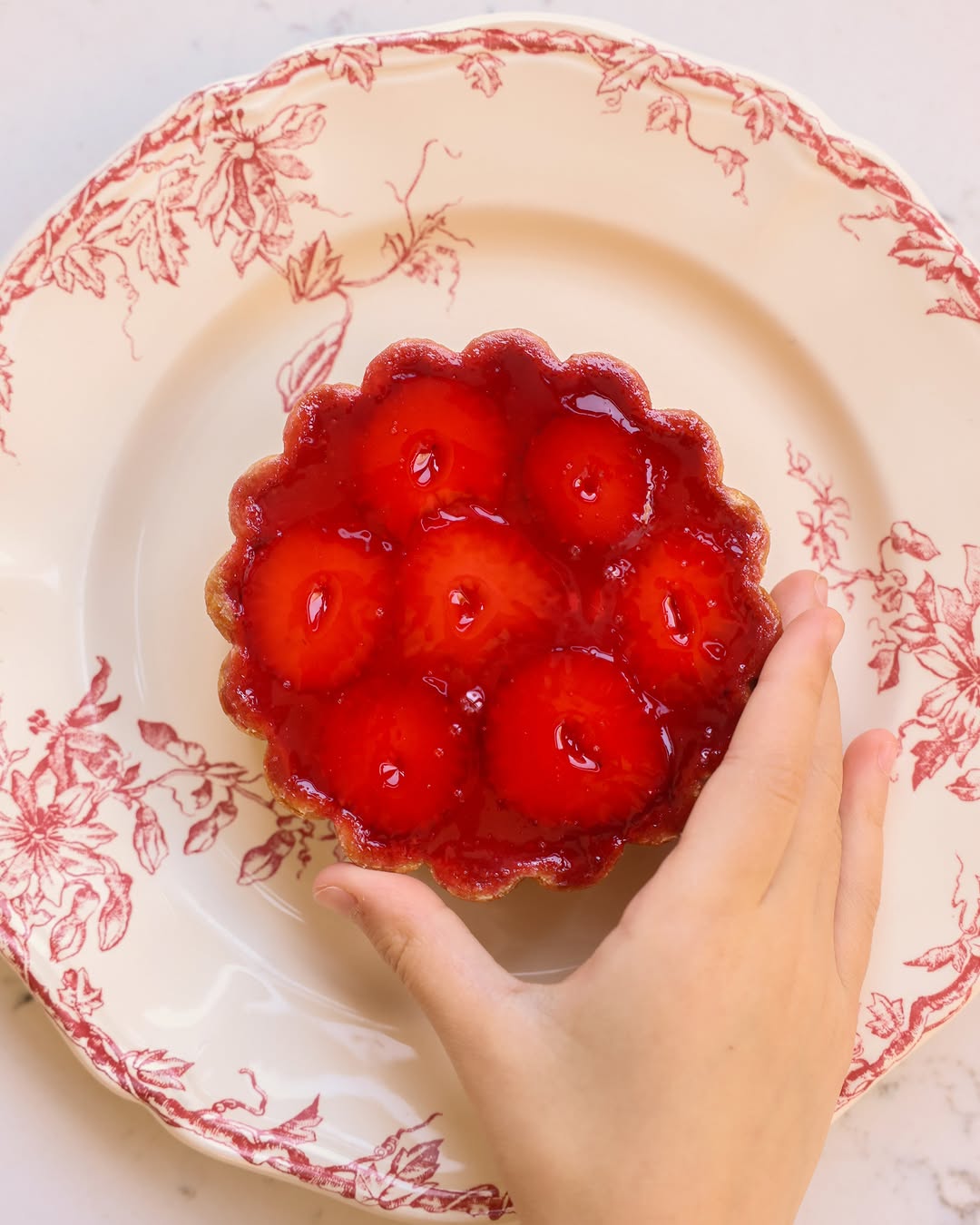 Chez Pleincœur, une tarte aux fraises © Aurore Nguyen