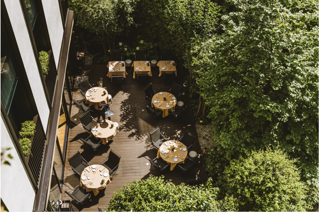 La terrasse du Bulgari © Bulgari Hôtel