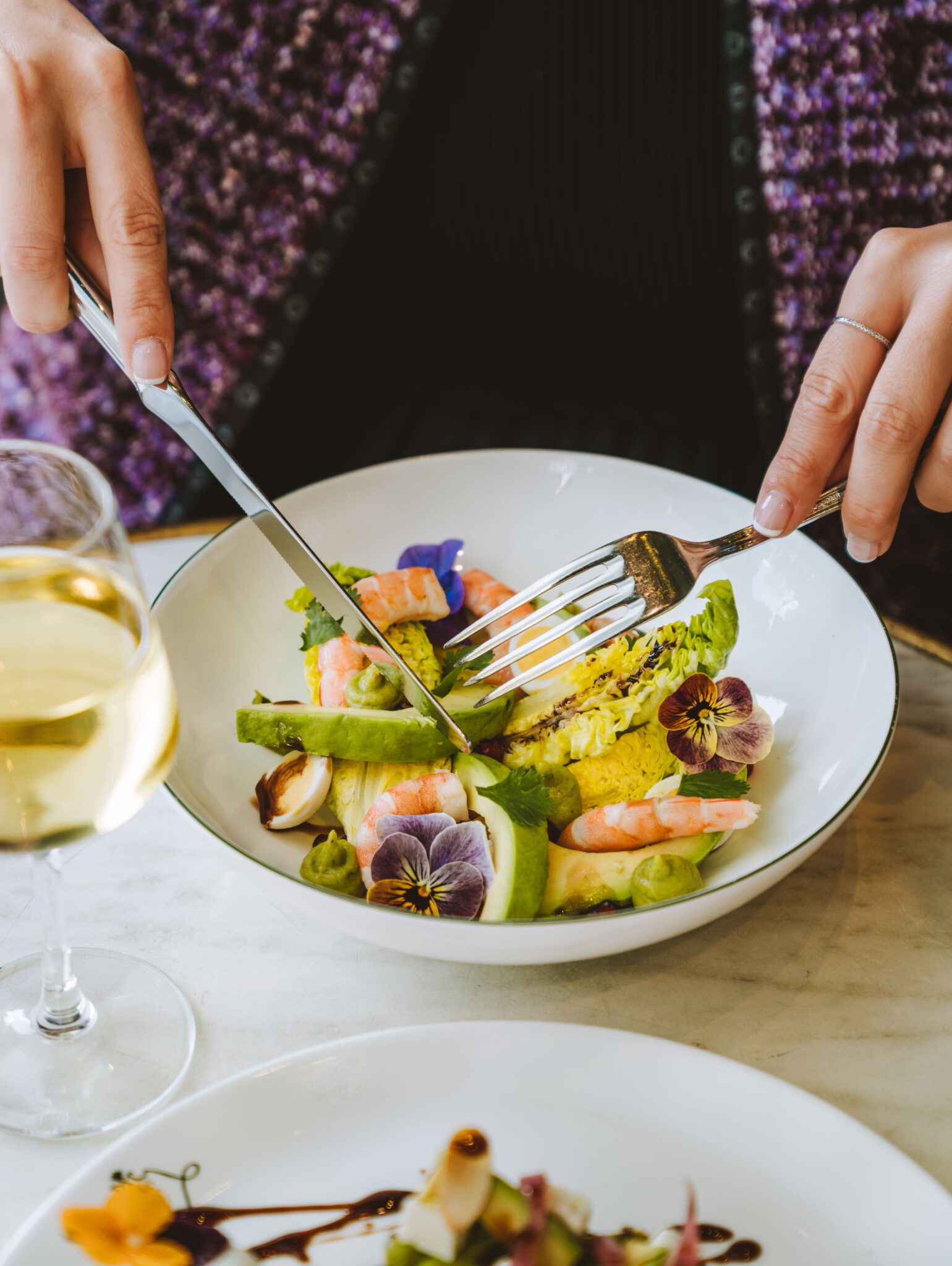 Recette de la salade du Café de la Paix © Joann Pai