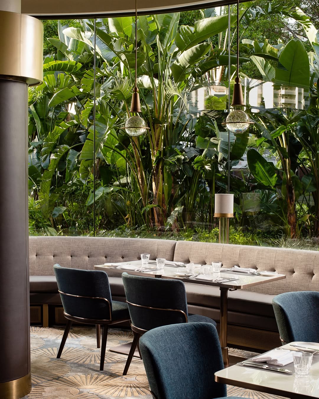 Le restaurant The Continental, à l'hôtel © Upper House à Hong Kong