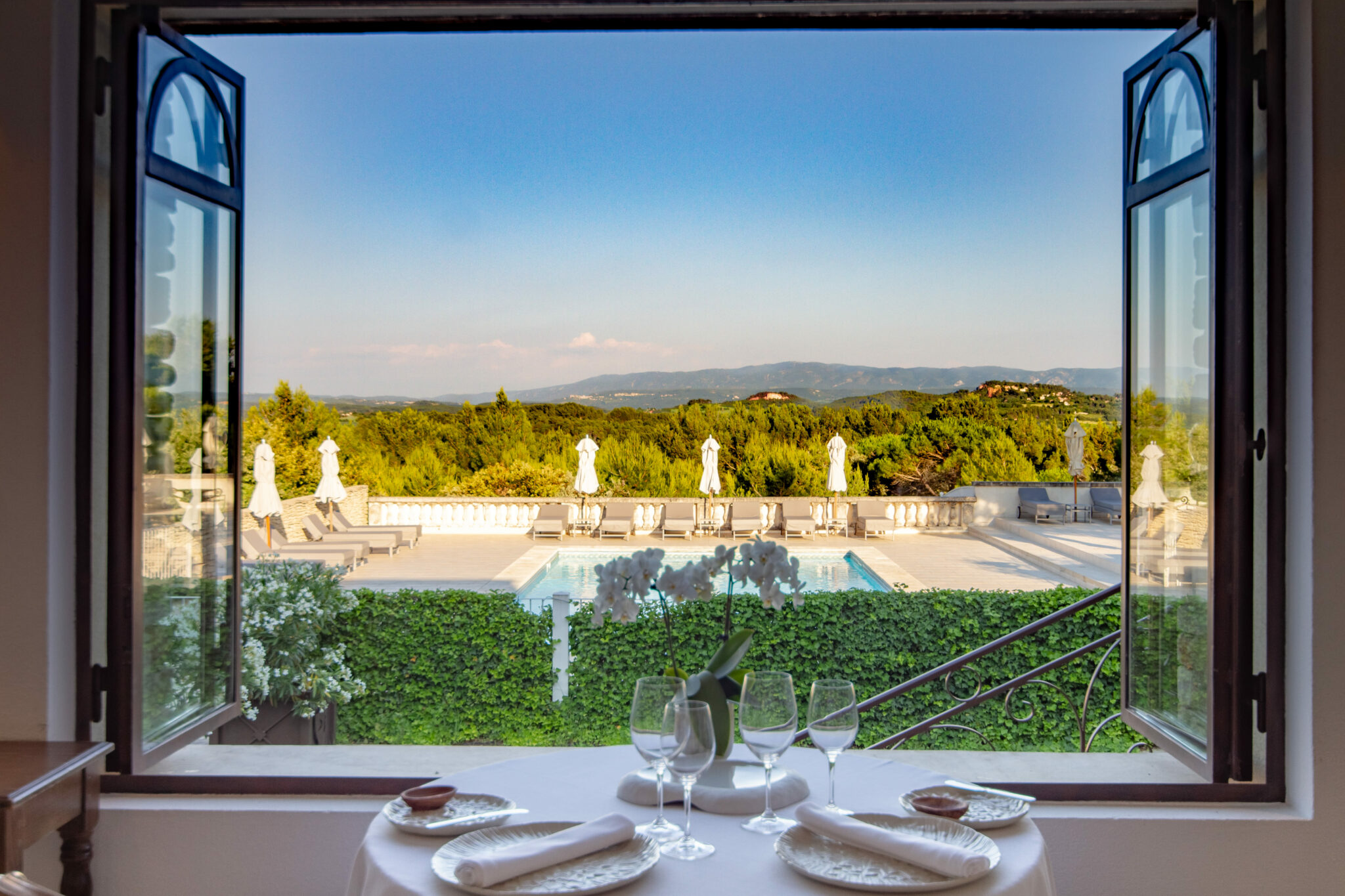 Le restaurant de l'hôtel et spa 5 étoiles en Provence © Le Phébus
