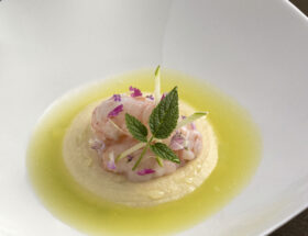 Recette de la langoustine piquée au yuzu par le chef David Gallienne