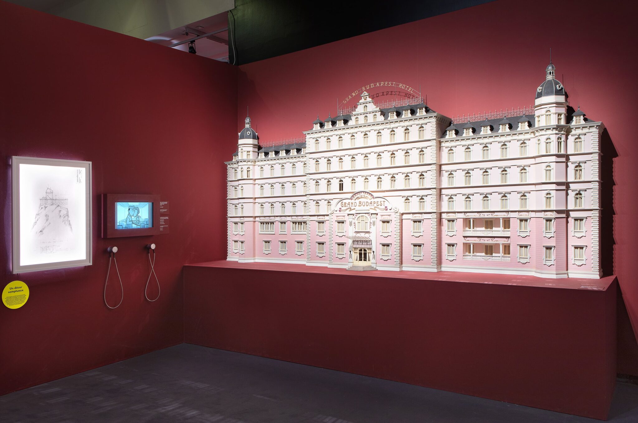 L'exposition de Wes Anderson à la cinémathèque française © Stephane Dabrowski