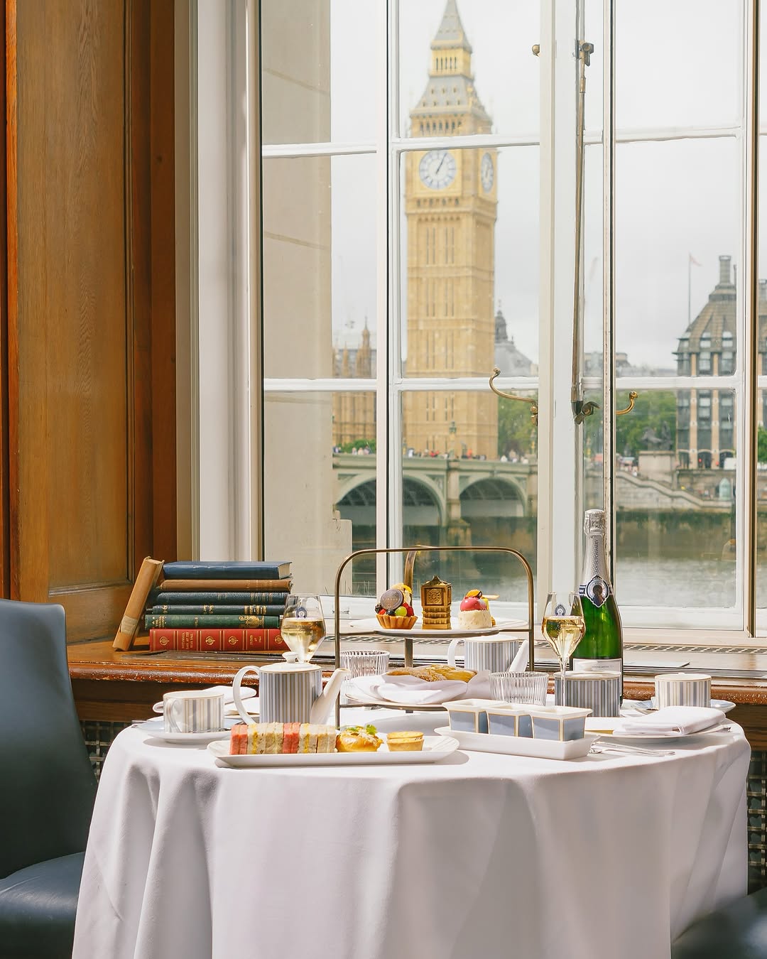 Un tea time avec vue © londonmarriottcountyhall