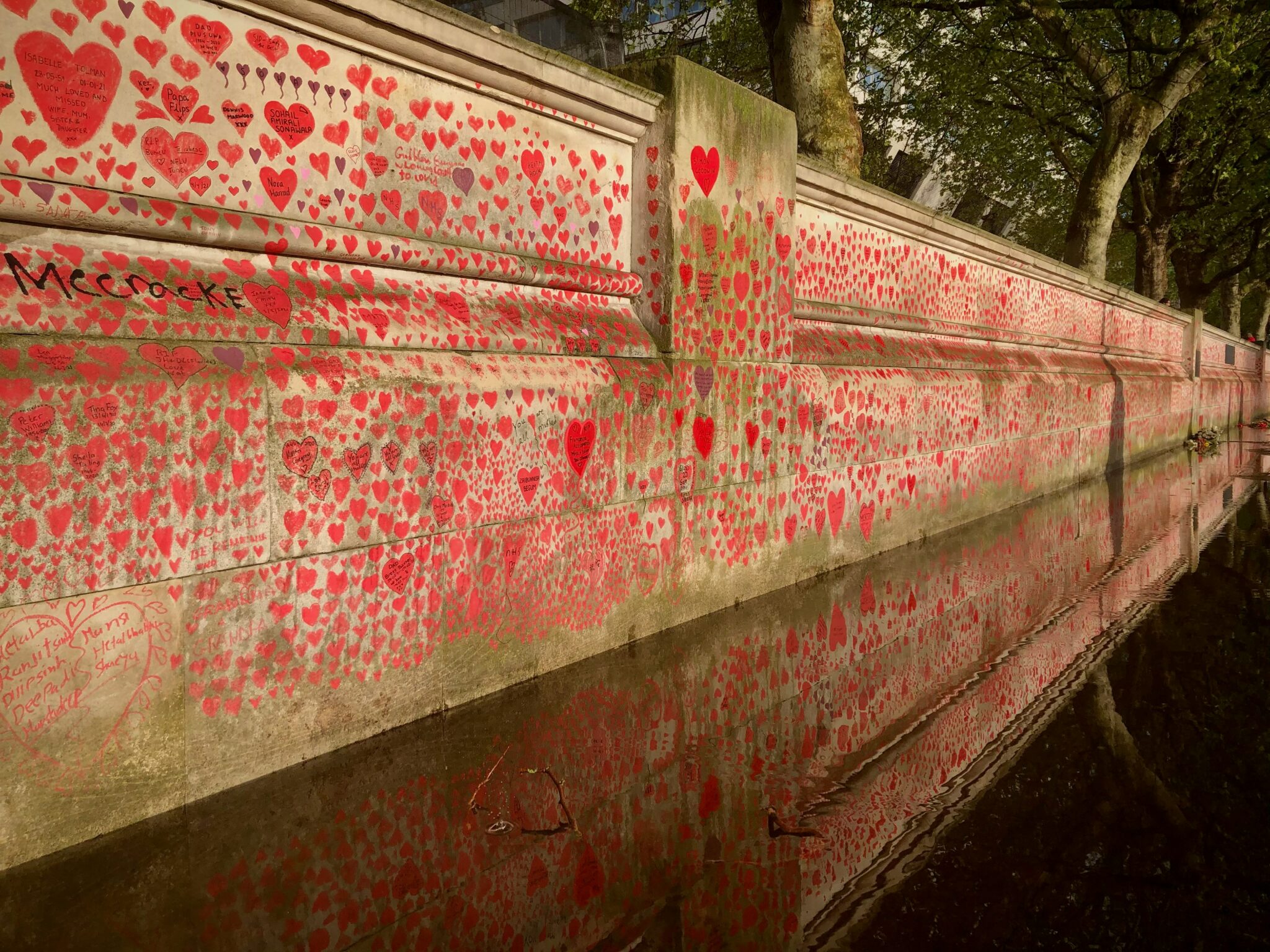 National Covid Memorial Wall © Jeremy Stewardson