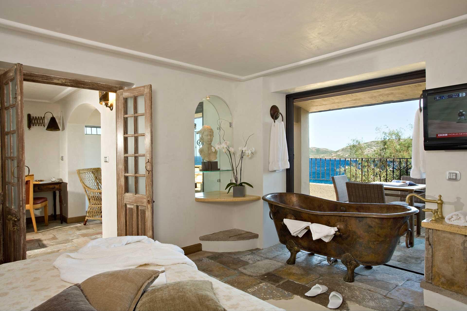 Une suite de luxe à l'hôtel U Capu Biancu © PG