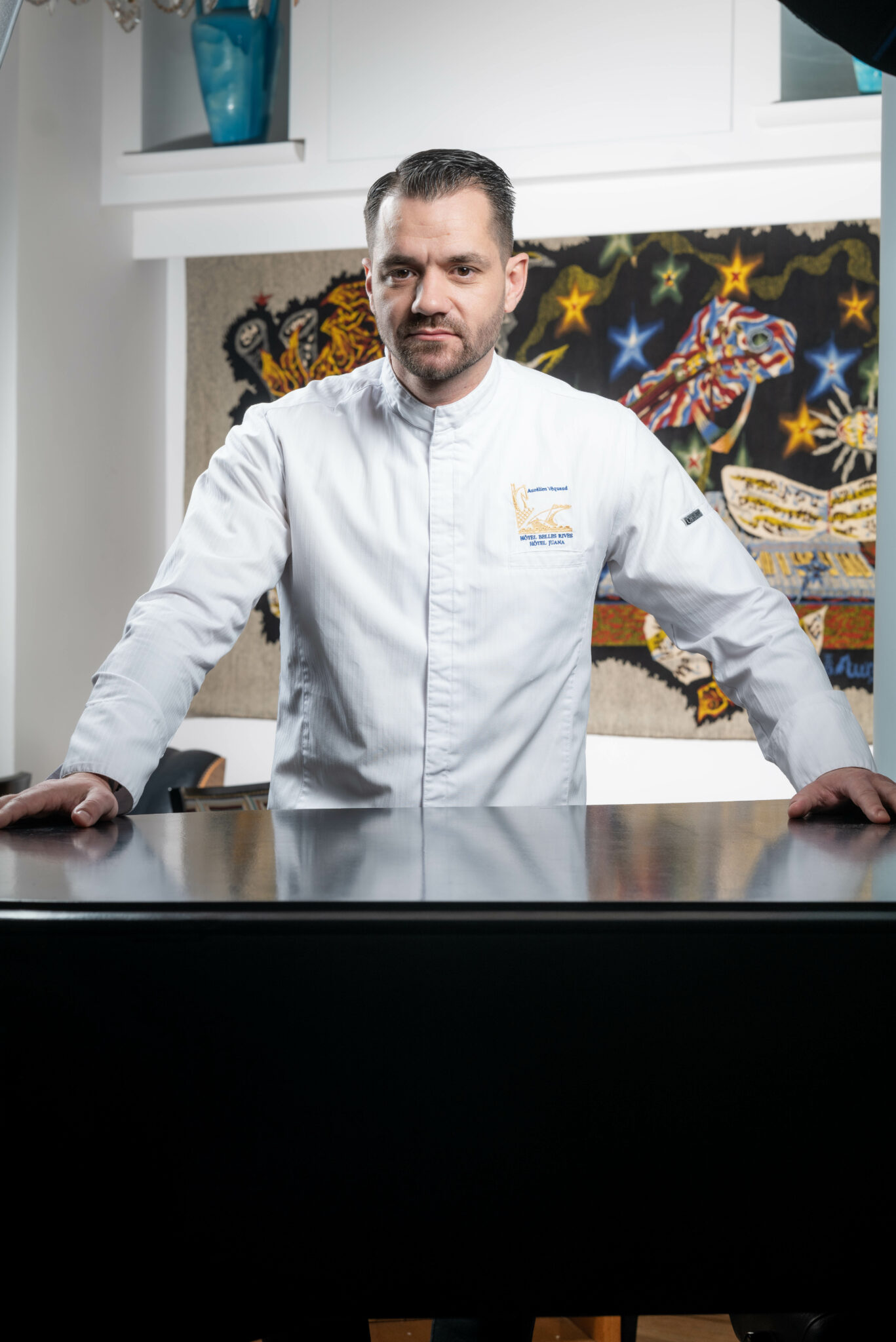 Le chef Aurelien Vequaud, au restaurant La Passagère © Studio Loic Bisoli