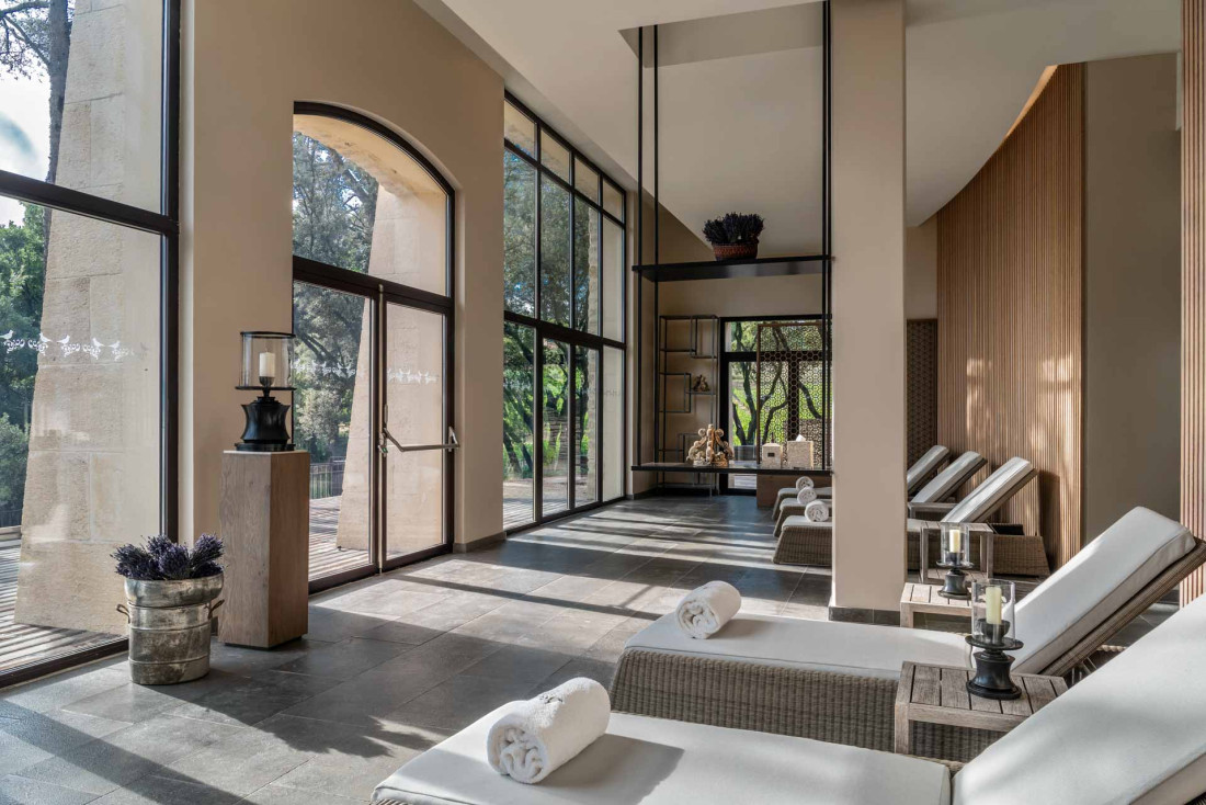 Le spa de l'hôtel © Coquillade Provence