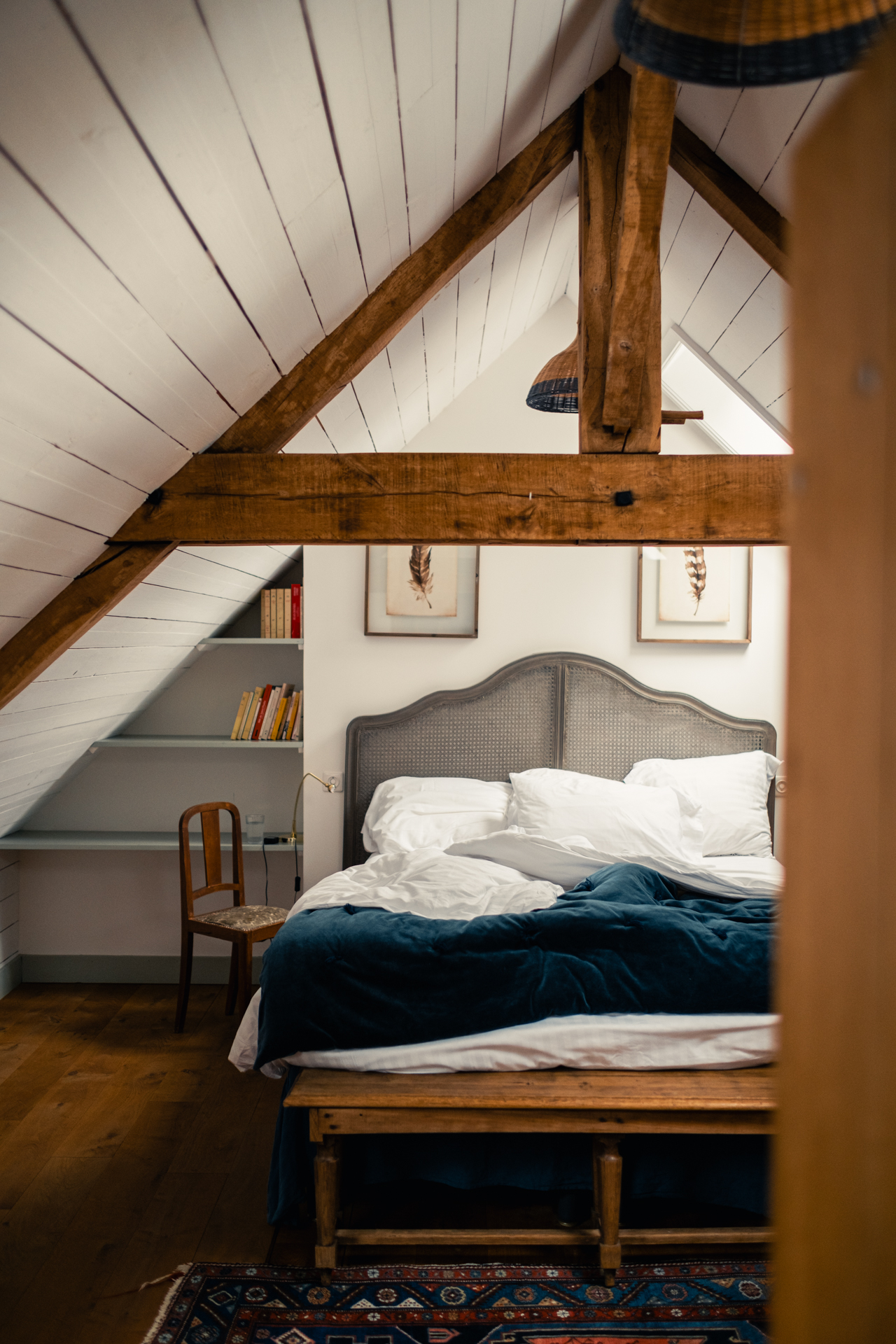 Chambre du Moulin, Domaine de Courances © Mathieu Bonnevie