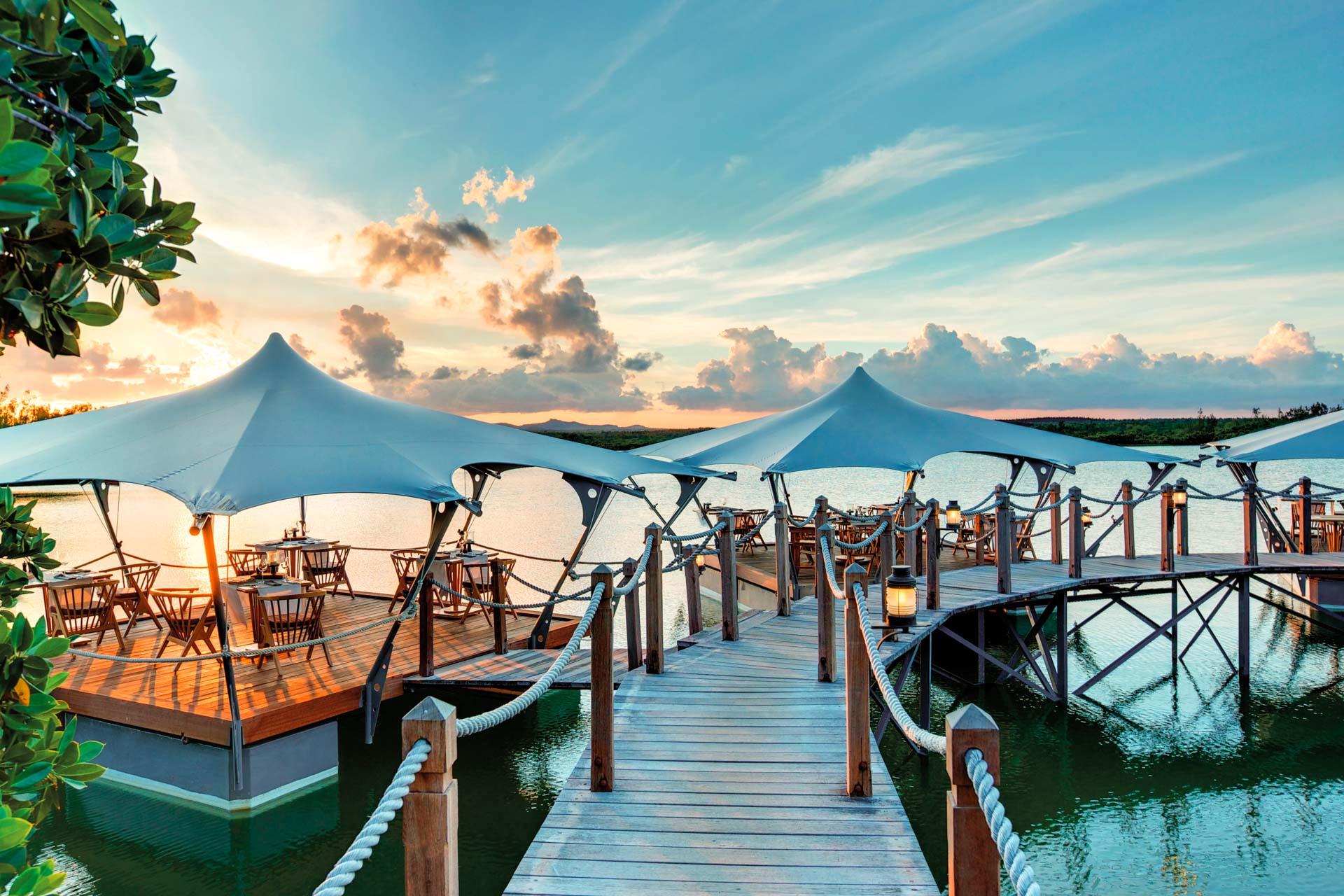 Le restaurant flottant Le Barachois © Constance Prince Maurice