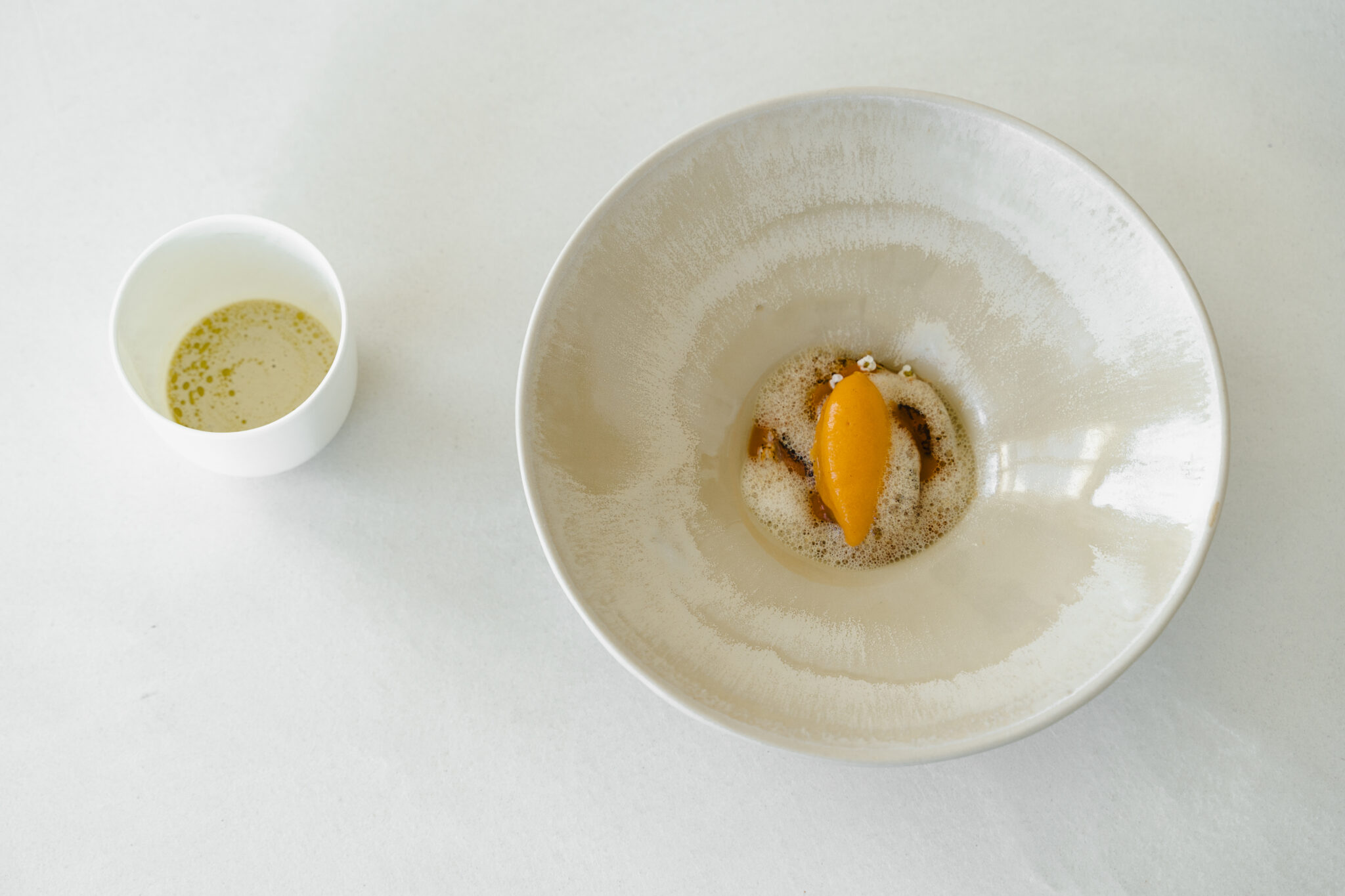 Un plat du restaurant La Table d’Arnaud Munster de l'hôtel Les Hauts de Sancerre