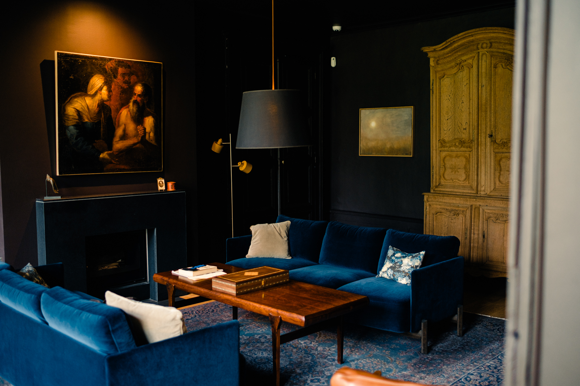 Salon Hôtel Les Près © Mathieu Bonnevie