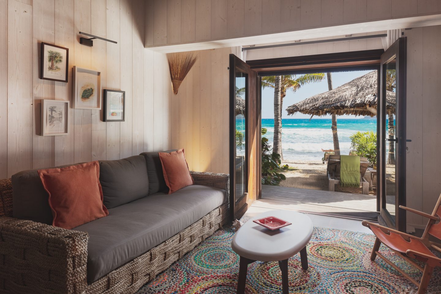 Réserver la Beach Junior Suite à l'hôtel de Saint Barthélémy © Mapanany