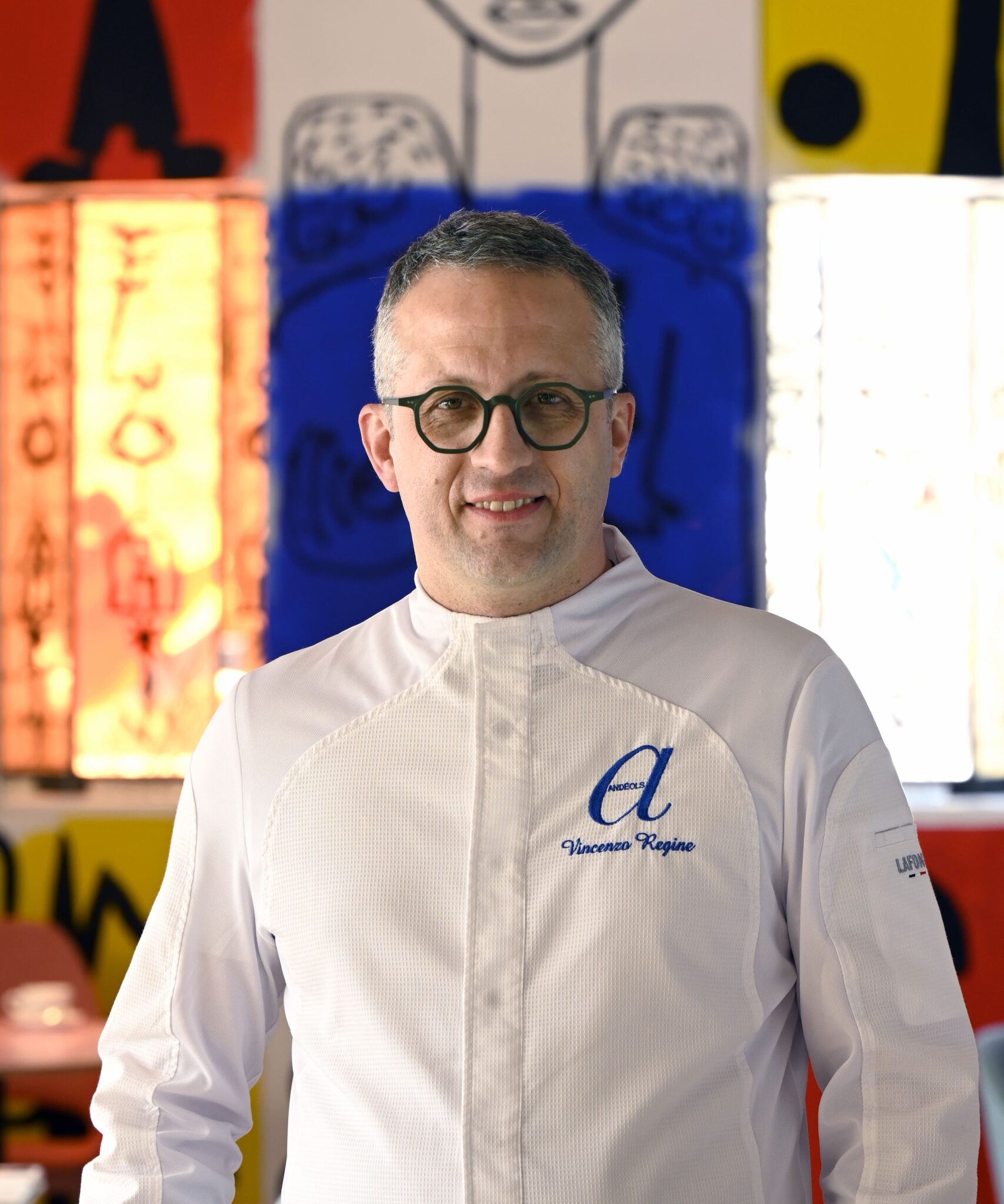 Le chef Vincenzo Regine au Domaine des Andéols