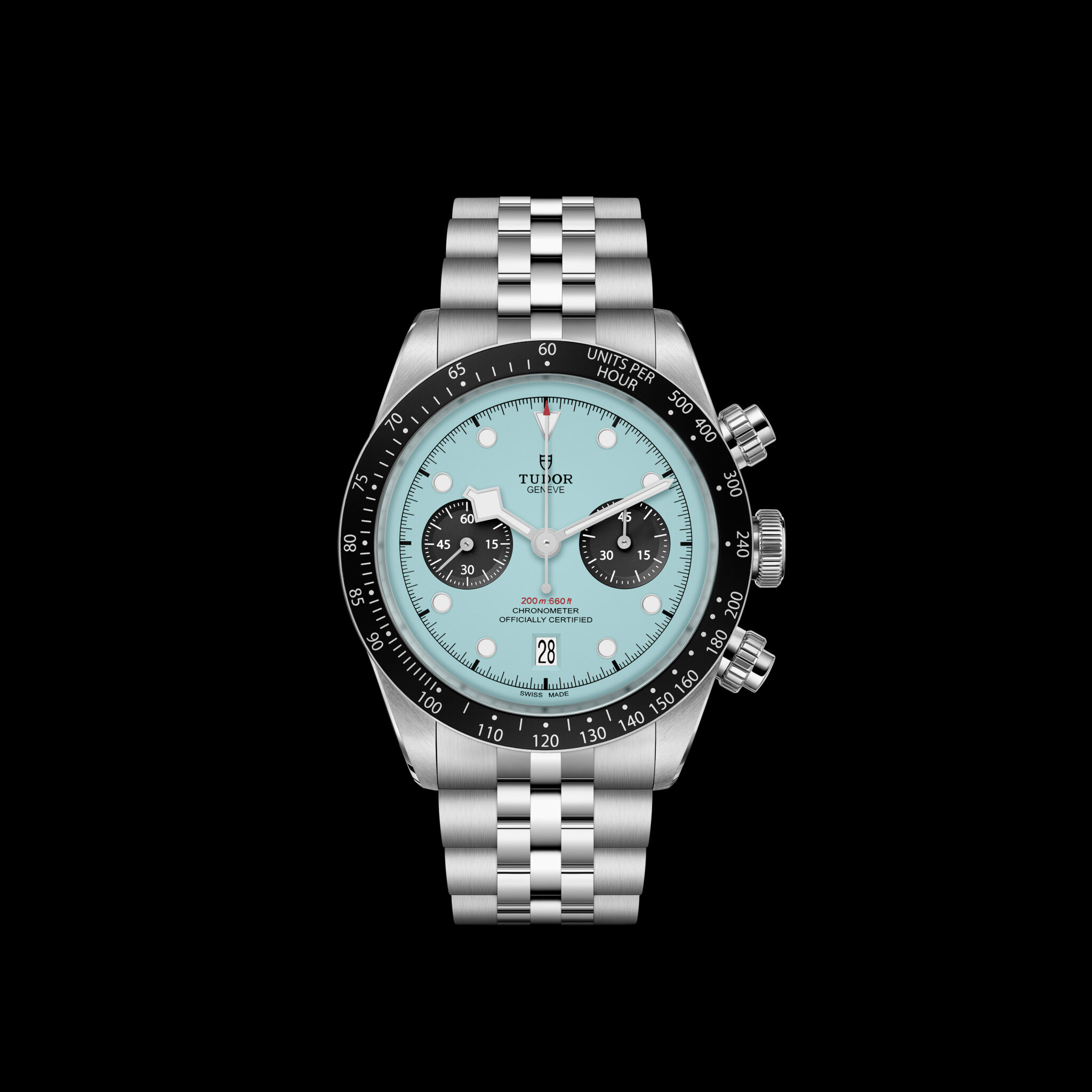 © Tudor Black Bay Flamingo Blue