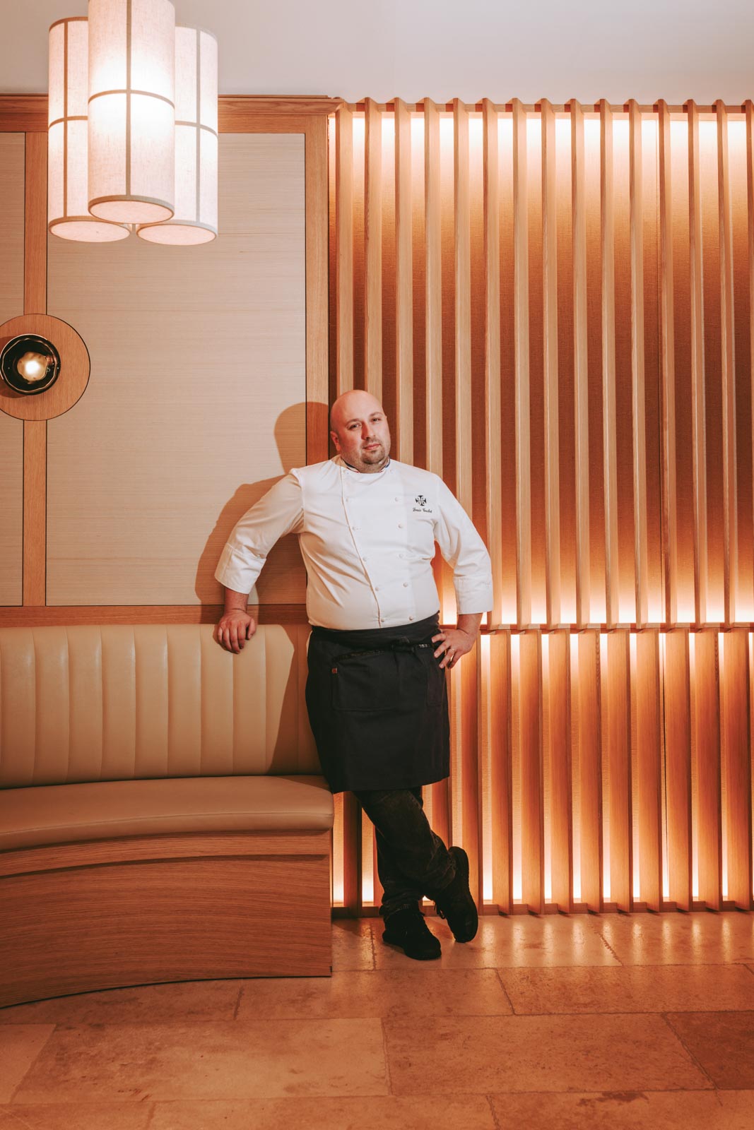 Le chef étoilé Louis Gachet, au Le Couvent des Minimes, un Hôtel & Spa L'Occitane en Provence