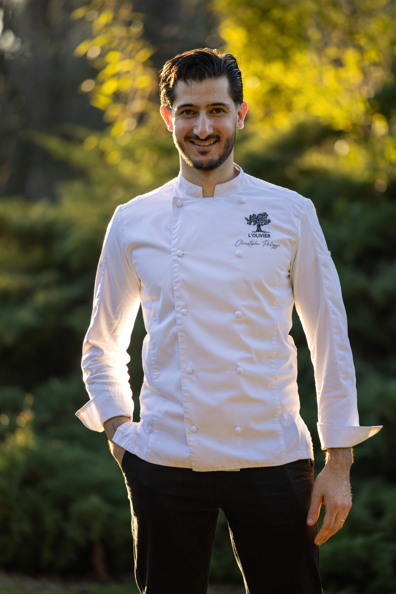 Christophe Pulizzi, chef au restaurant en Provence L’Olivier