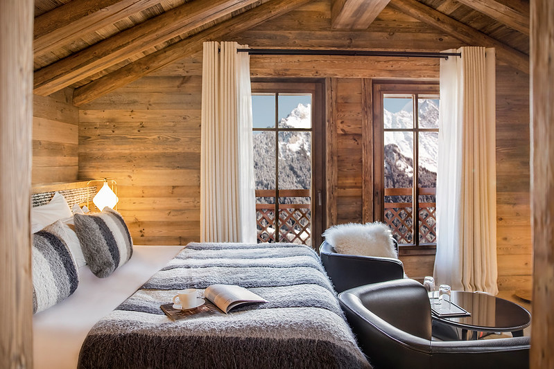 La suite Mont-Blanc de l'hôtel 5 étoiles, l'Armancette © Lenaka