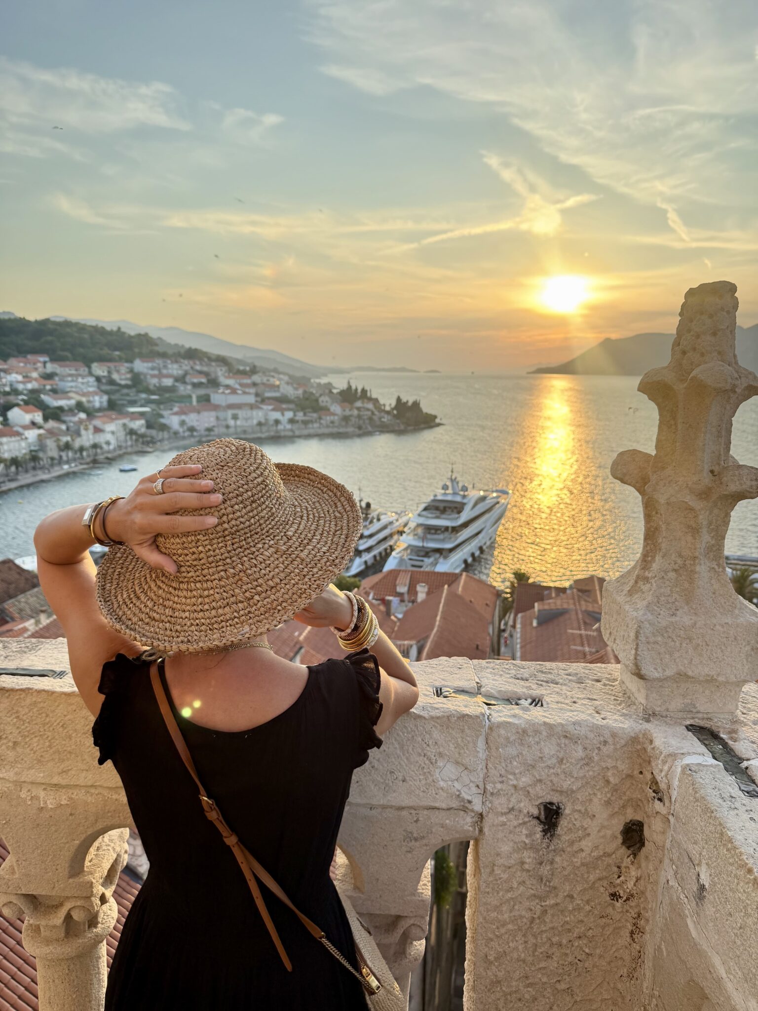 Au sommet de l’église de Korčula © Emmanuel Laveran