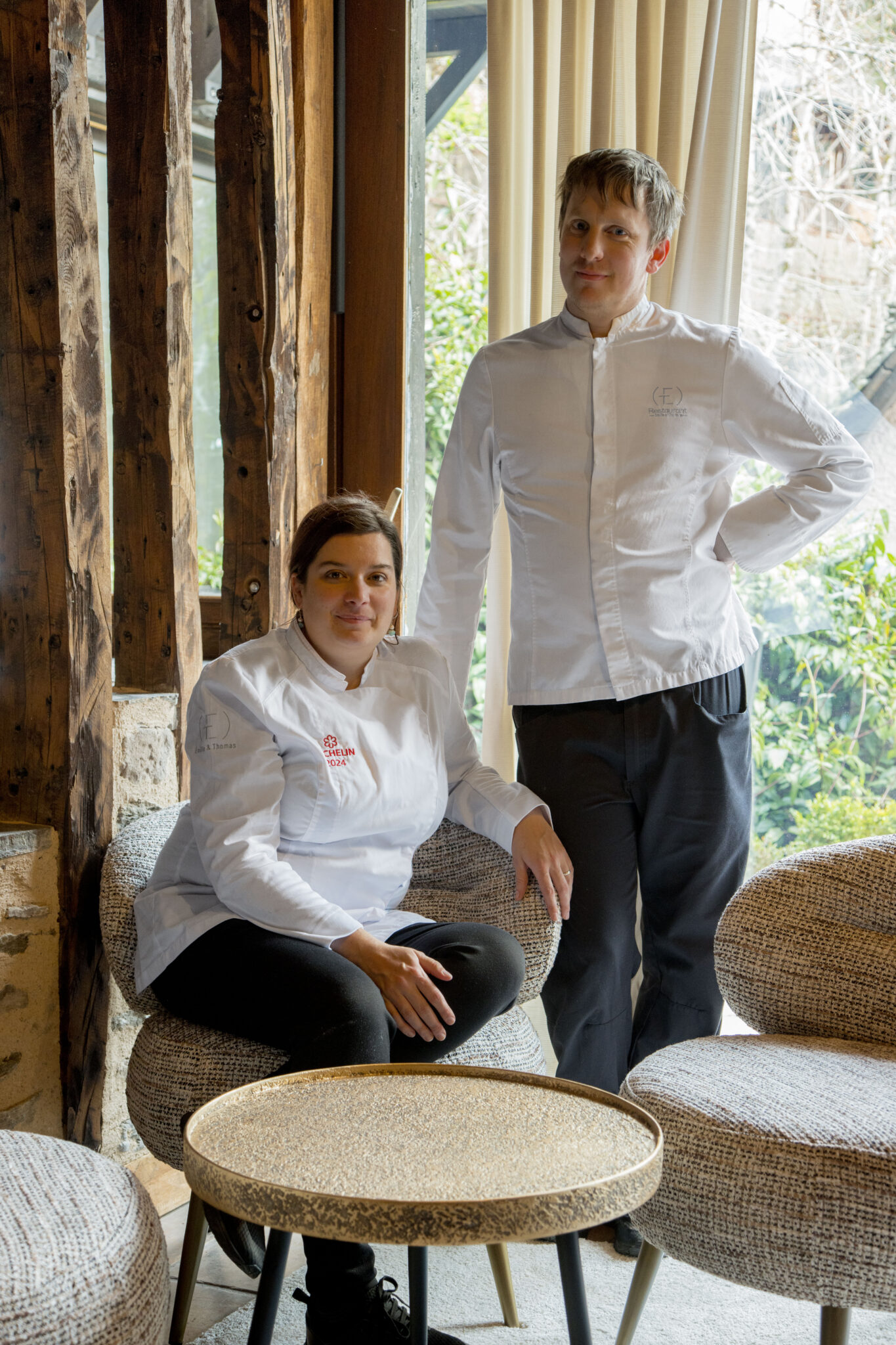 Les chefs Emilie et Thomas Roussey © Le Moulin de Cambelong