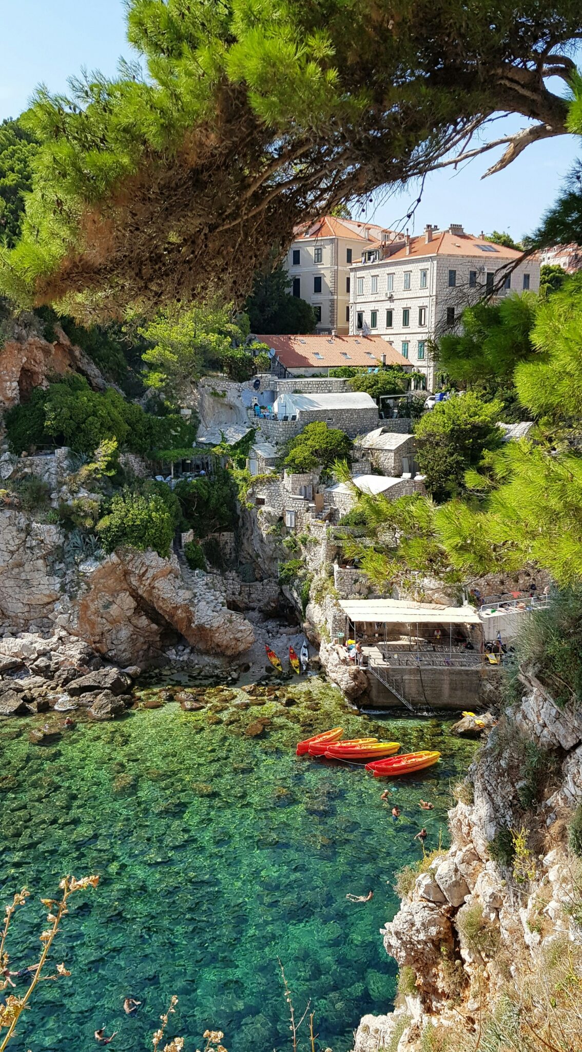 Kolorina beach in Dubrovnik, Dubrovnik, Croatia © Cat Bassano