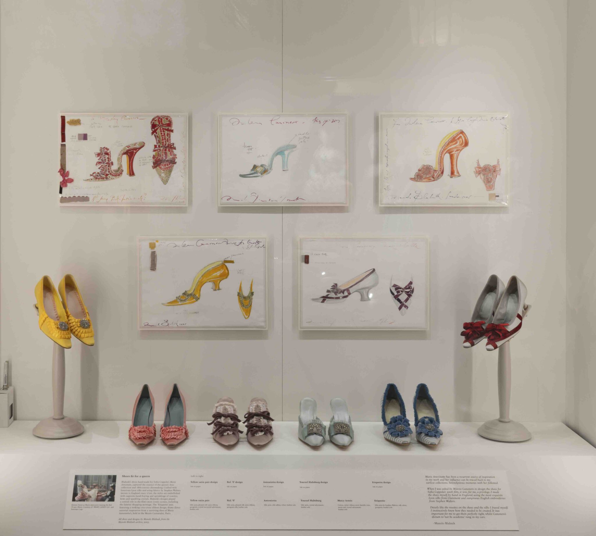 L'exposition à Londres © Marie Antoinette Exhibition