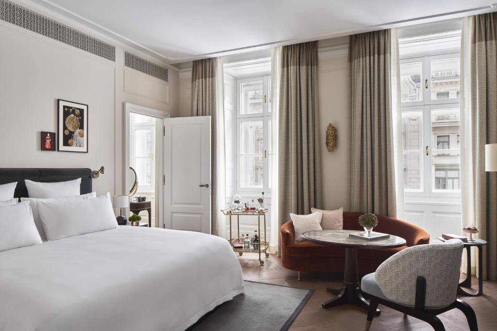 Chambre Premium du Rosewood Vienna sur la Petersplatz © Rosewood Vienna