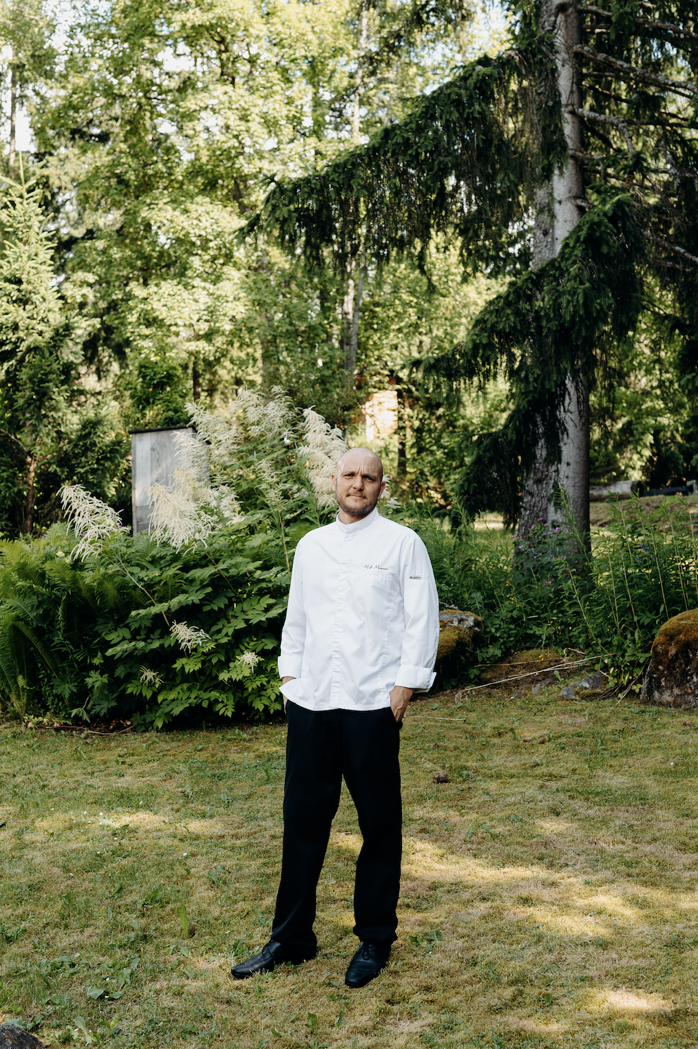 Le chef Marc-Henri Mazure aux Chalets du Mont d’Arbois, hôtel 5 étoiles à Megève © Labo N°3
