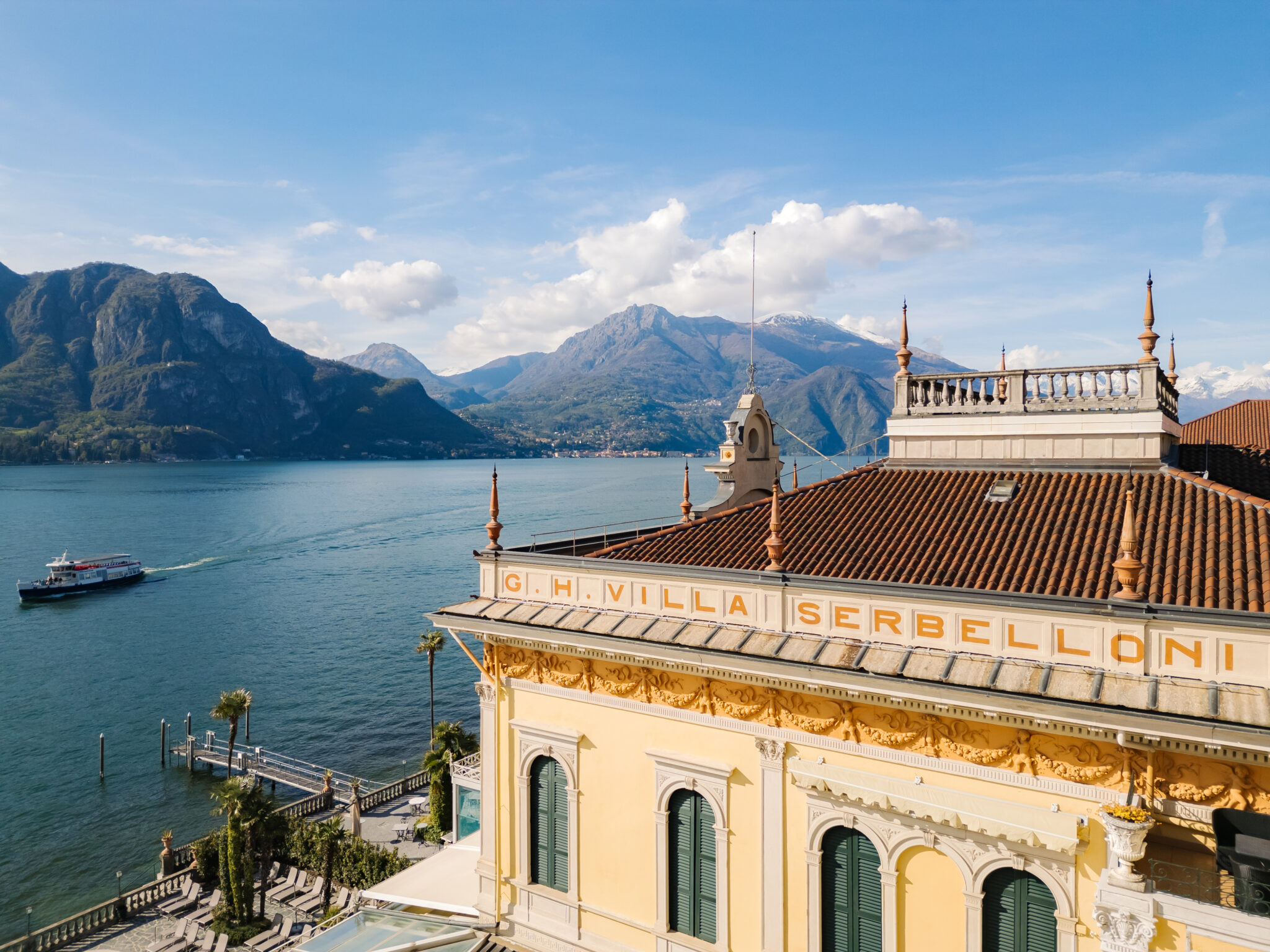 Séjourner à l'hôtel au bord du lac de Côme © Grand Hotel Villa Serbelloni