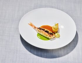 Recette du Rouget de Méditerranée par le chef étoilé Matthieu Hervé du restaurant Le Cèdre de Montcaud