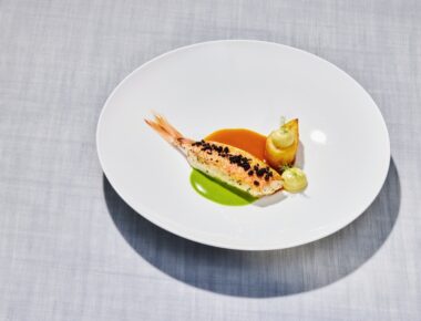 Recette du Rouget de Méditerranée par le chef étoilé Matthieu Hervé du restaurant Le Cèdre de Montcaud