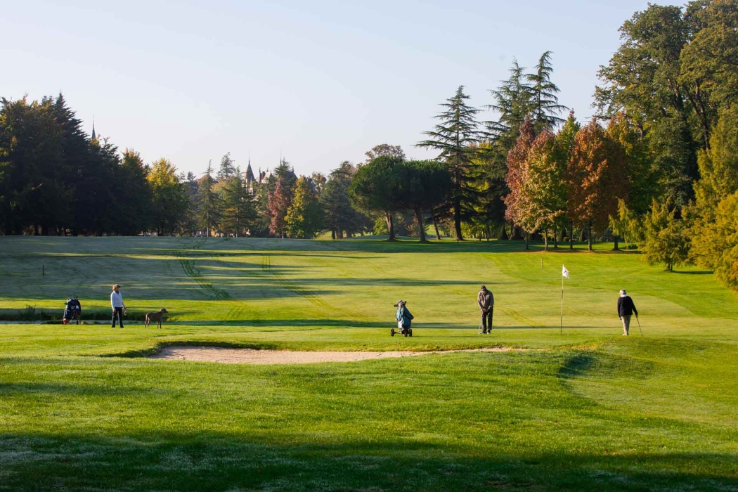 Un des plus beaux parcours de golf de Bretagne © Domaine de la Bretesche