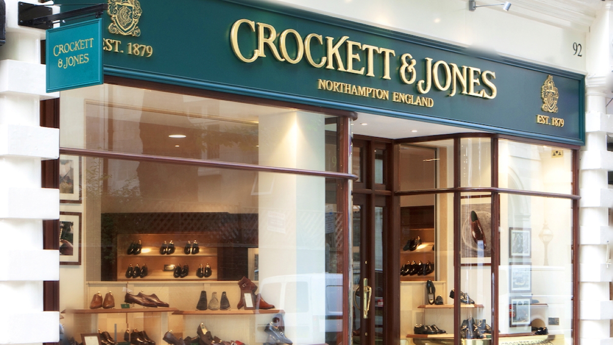 Façade de la boutique Crockett and Jones © DR