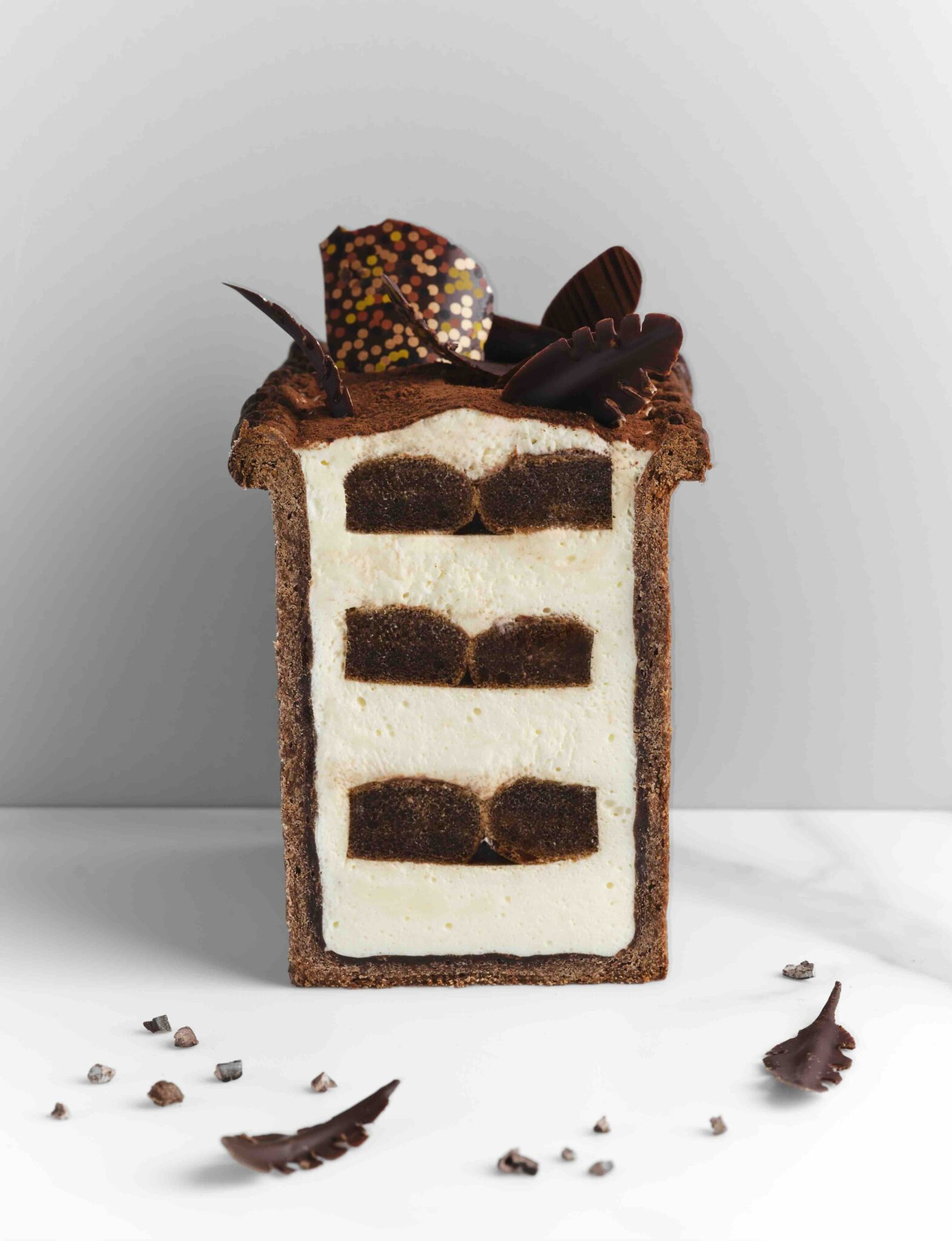 Le pâté en croûte tiramisu de Frédéric Le Guen Geffroy © Delphine Constantini