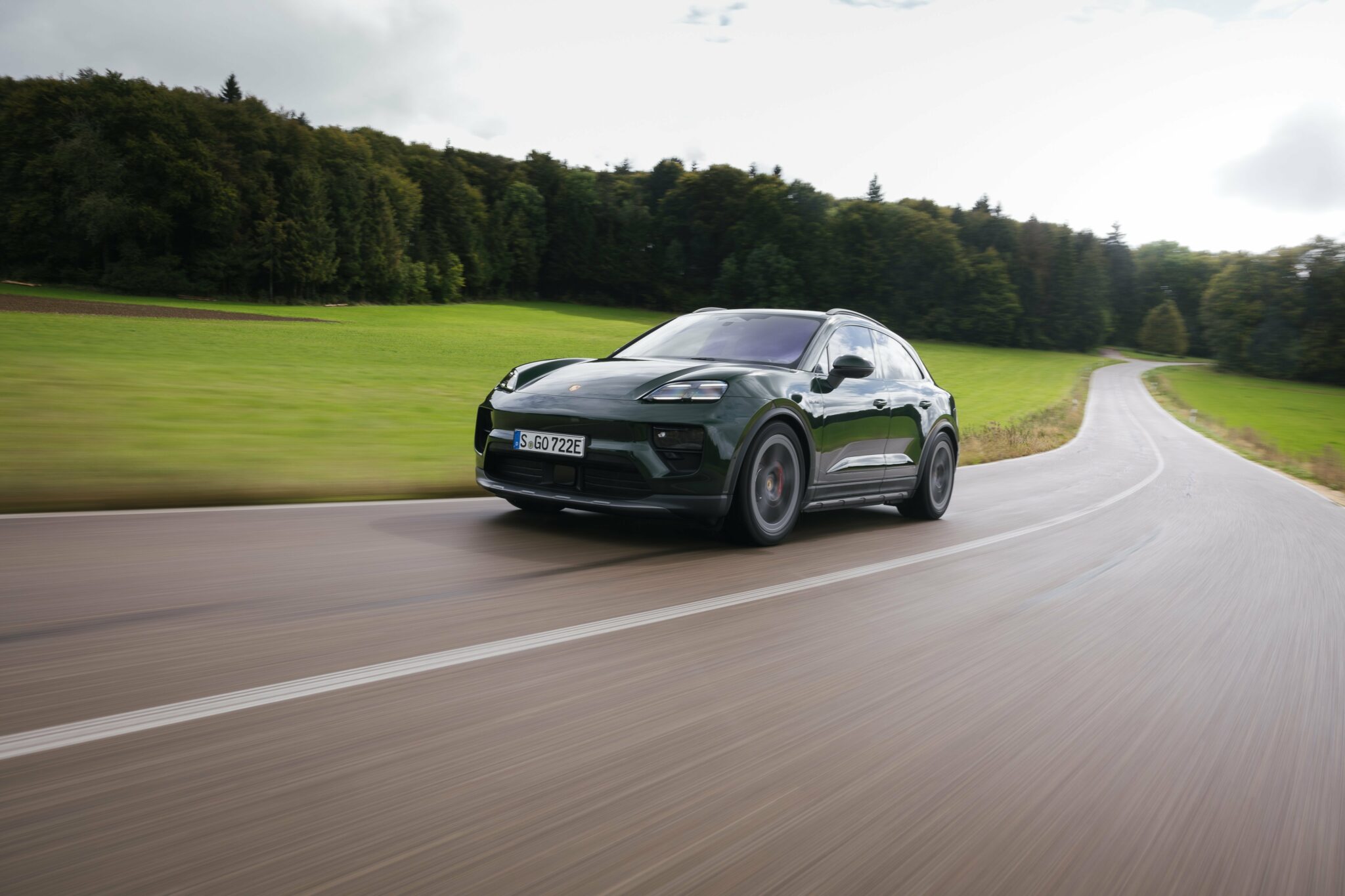 La nouvelle Porsche électrique, le Macan 4S © Porsche
