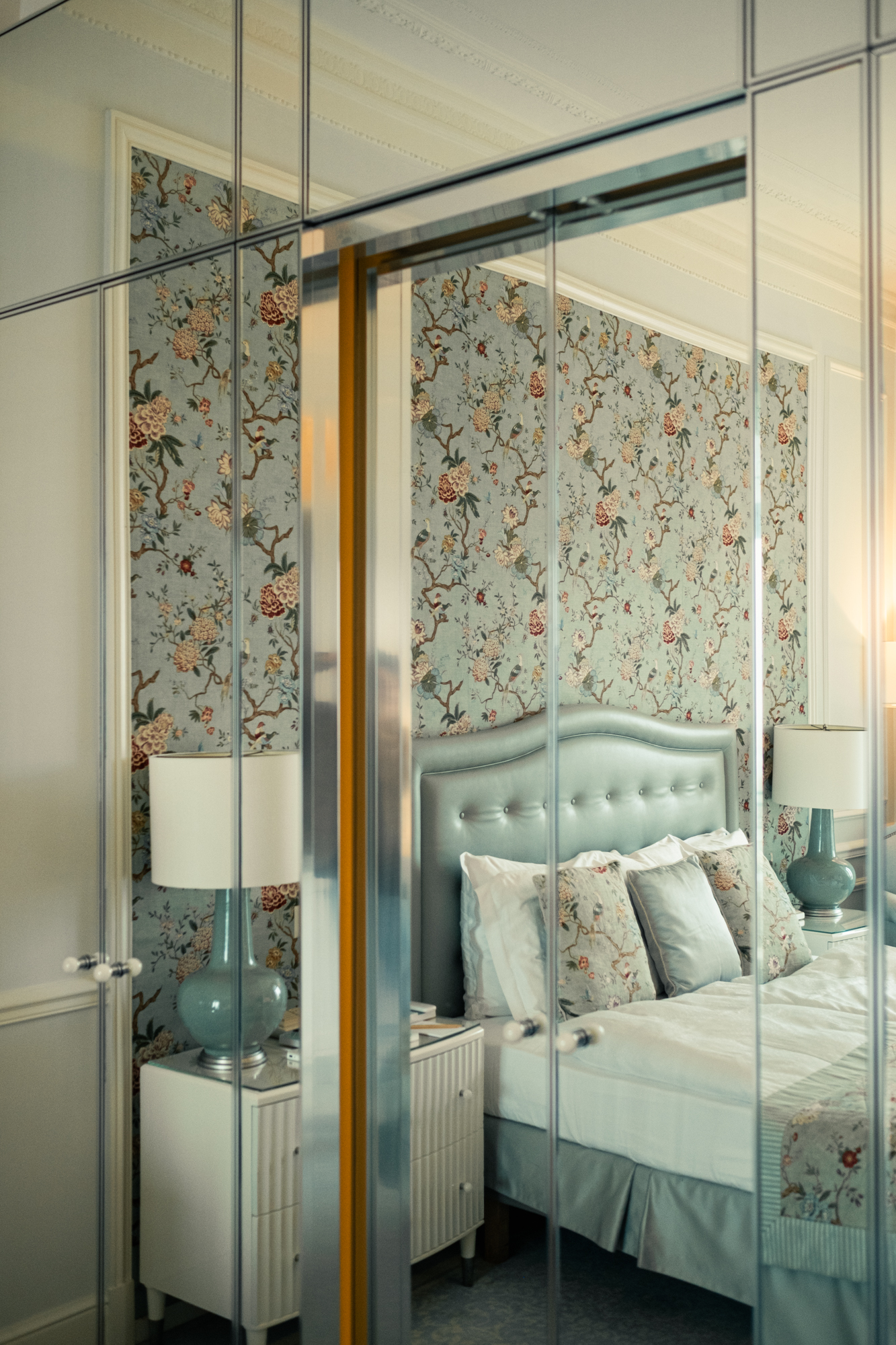Chambre, Beau-Rivage Palace © Mathieu Bonnevie