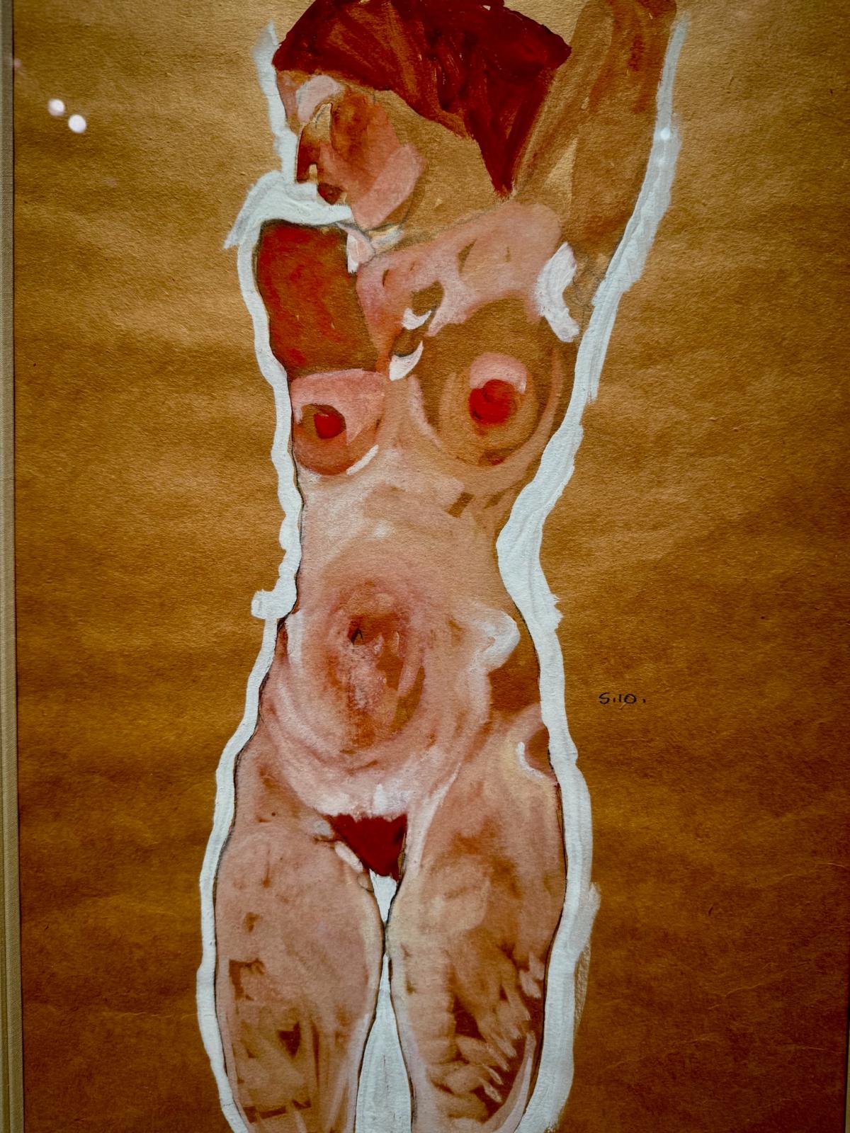 Nu par Egon Schiele © EL