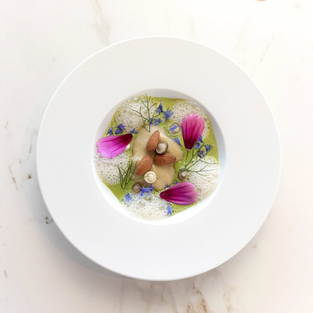 Raviole aromatique du restaurant étoilé © fleurdeloire