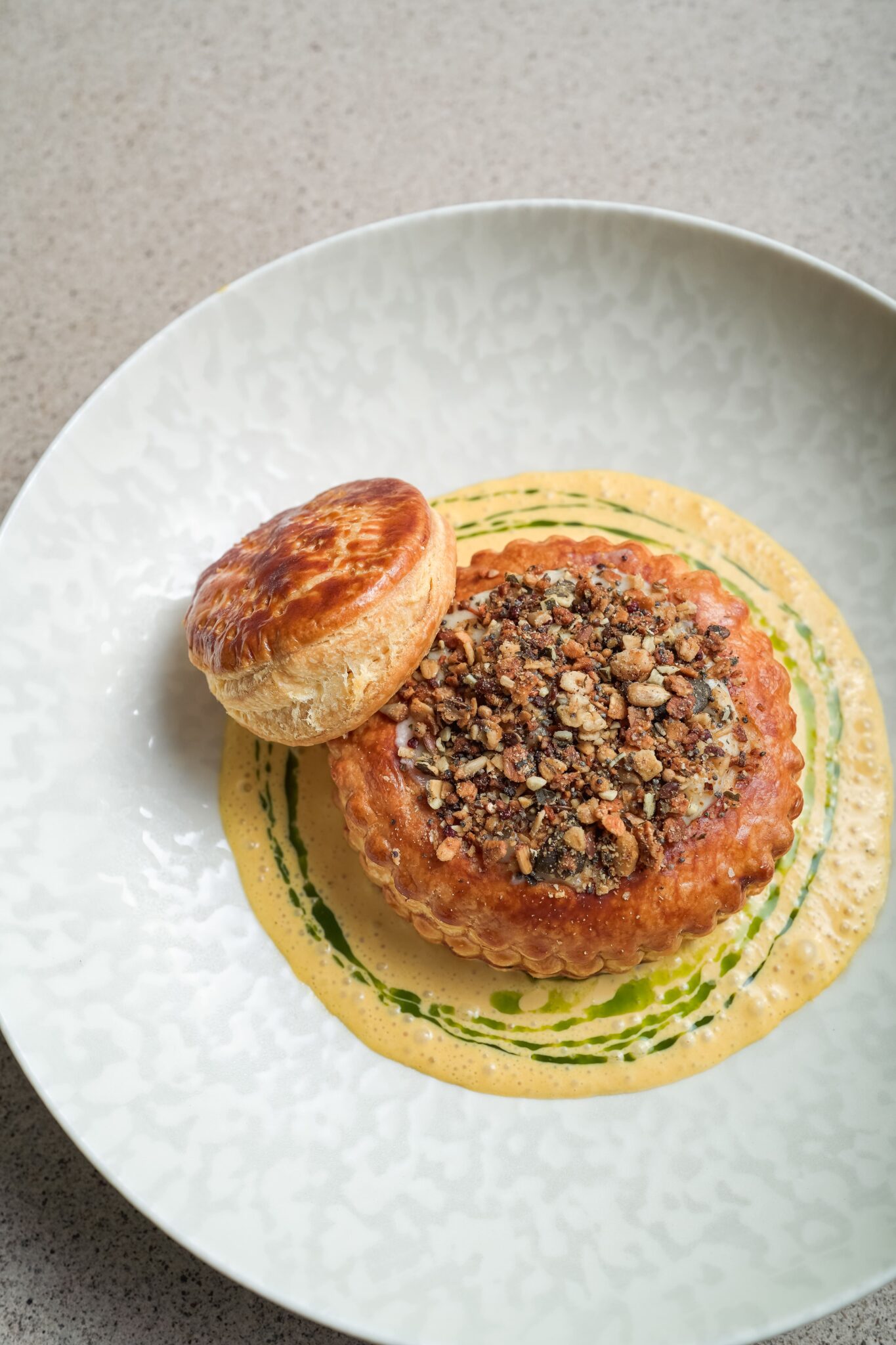 Recette du Vol-au-vent végétarien du chef Charles Coulombeau © Brasserie Umé