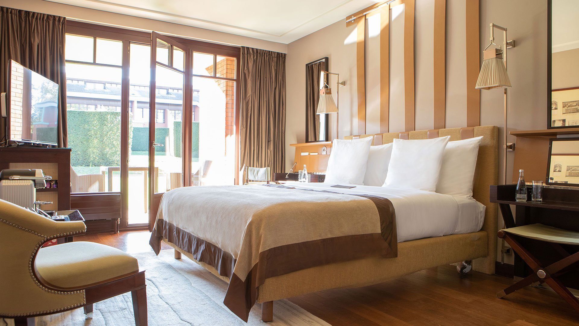 Une chambre de l'hôtel à Genève © La Réserve 