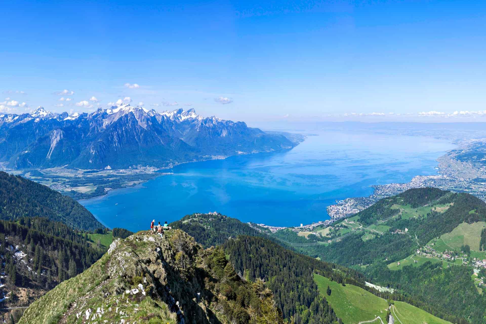 Vue de la Dent de Jaman 