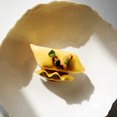 Recette du merlu de ligne, butternut et oursin de galice par le chef étoilé Nicolas Masse