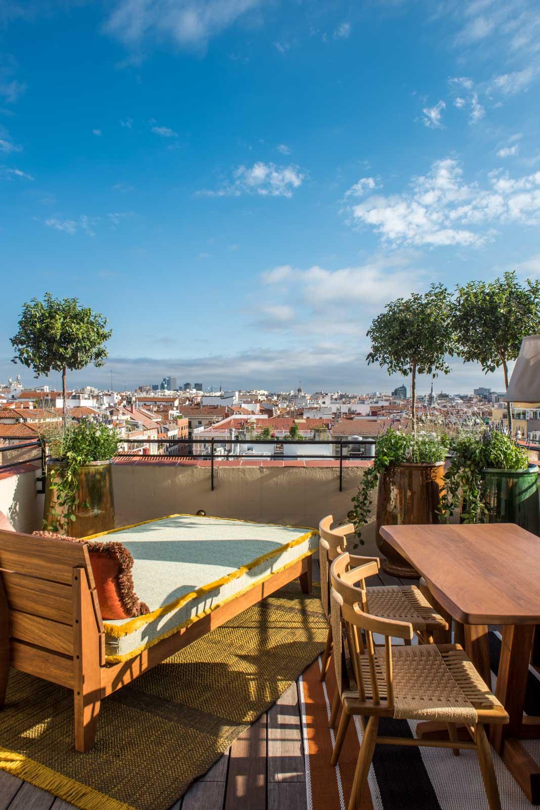 Le balcon de la suite Armando de l'hôtel à Madrid