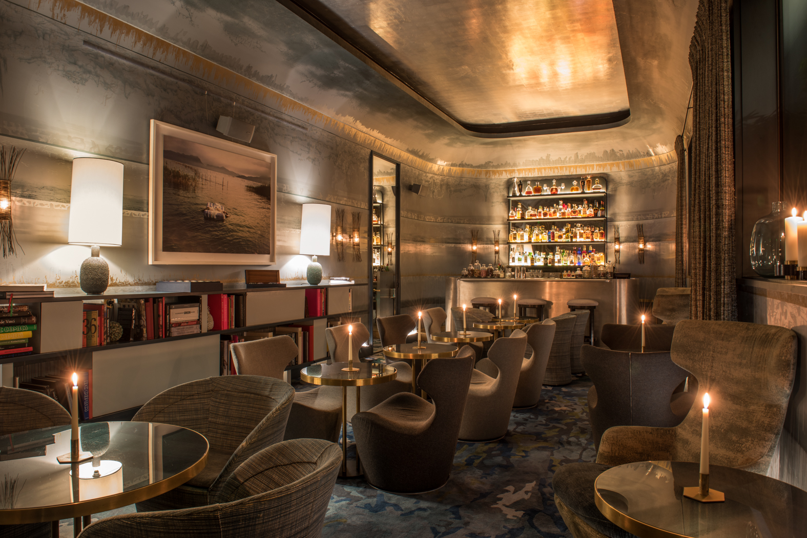 Le bar à cocktails du Nolinski © Guillaume de Laubier